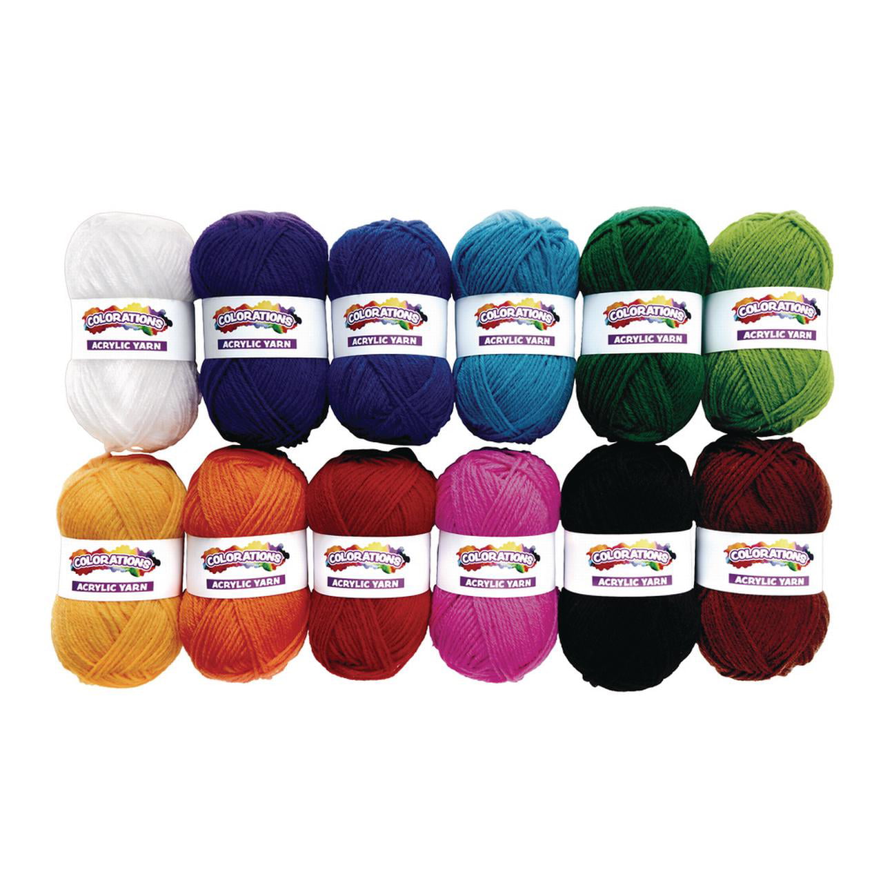 12 Yarn Bundle for Crocheting Knitting C