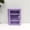 Purple, variant on Storage Box Decorative Book Style Organizer with Lock and Key, DIY Desktop Ornament Box for Jewelry and Accessories, Blue Plastic Decorative Box