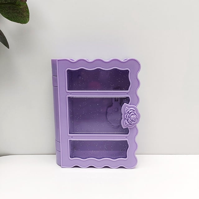 EGNMCR DIY Magics Book Storage Box Exquisitely Carved Desktop Ornament Storage Box Plastics storage boxes