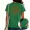 A-Green, variant on Women's Retro Faith Inspired Graphic Tee Scripture Short Sleeve Tops Casual Tshirts Grey, L