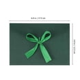 thumbnail image 1 of Please Invitation Cards Envelopes for Birthday Party 10Pcs Dark Green Ribbon Tie, 1 of 5