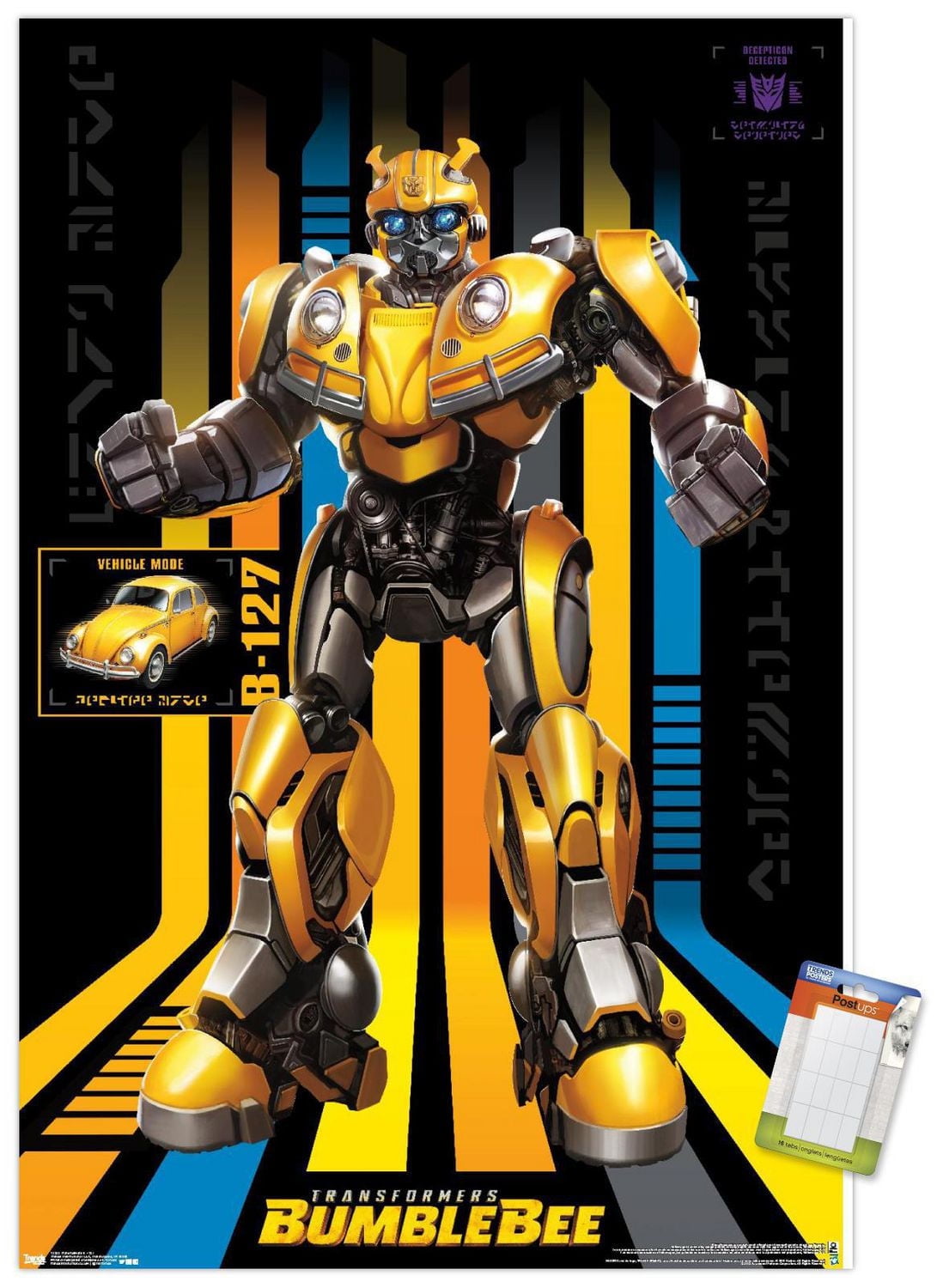 Hasbro Transformers: Bumblebee - 127 Wall Poster, 22.375" x 34"