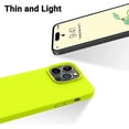 thumbnail image 5 of Entronix Silicone Soft Case Designed for iPhone 14 Pro Shockproof Durable Slim Fit, Yellow, 5 of 6