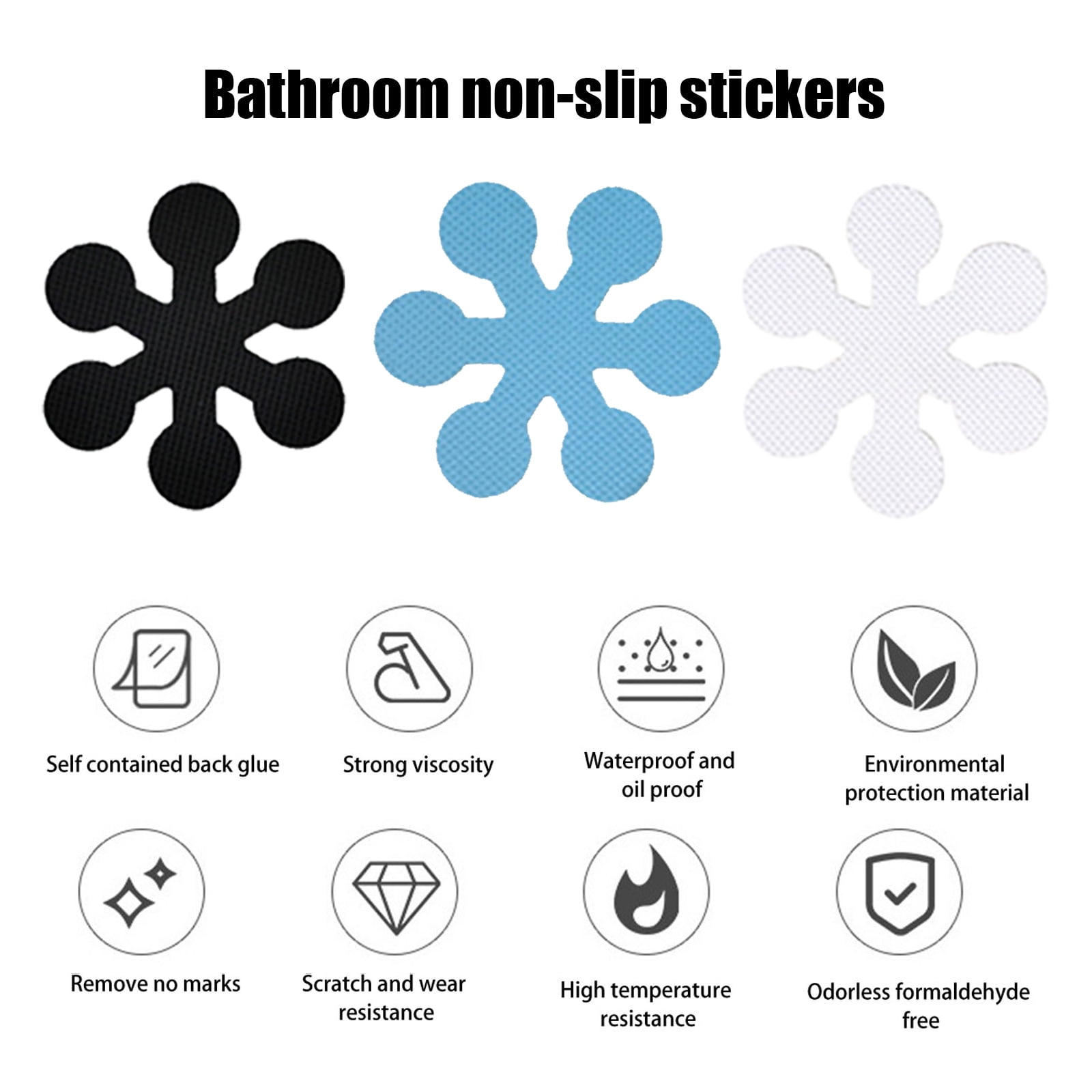 Bathtub Stickers, 20 PCS Non-Slip Adhesive Strip,Waterproof and Non-Slip  Safety Transparent Bath Tub Shower Slippery Stickers for Bathroom and  Kitchen, By Stuffygreenus 