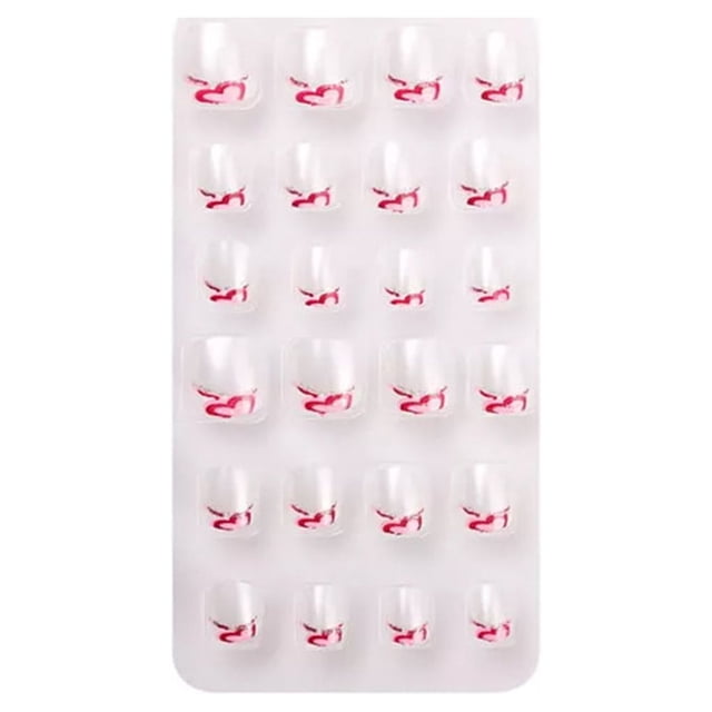 Vogacara 1 Juego de tiras de uñas de calle de colores, prensa en las uñas para niños, decoración de estilo de dibujos animados, calcomanías Type1 NO1
