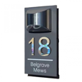 thumbnail image 2 of Solar Acrylic Metal Printing Engraving Hollow With Lights Door Plate ProductionSinKeeU, 2 of 3