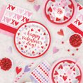 Sparkling Hearts Valentine's Day Paper Dessert Plates, 7in, 24ct