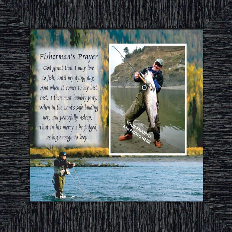 Fly Fishermen Prayer, Fishing Gifts, Beach, Boating or Fishing Decor, 10X10  9709