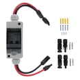 thumbnail image 2 of Circuit Solar Panel Disconnect Switch 30A DC AC Shut Off 2 Poles Outdoor Home Miniature PV Circuit Breaker Box IP65 Water Proof, 2 of 7