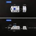 thumbnail image 4 of Automatic plastic spring latches for doors and for sash Automatic button latches, 4 of 8