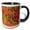 Black/White, variant on 3drose, Usa, Utah. Canyon Maple and Aspen Trees in Fall Color Near Ogden Utah, 11oz Magic Transforming Mug