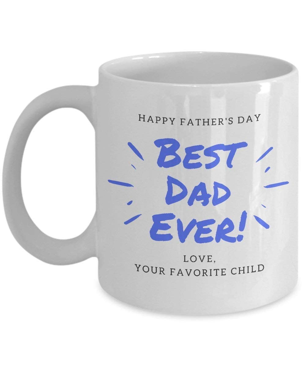 Fathers Day Gifts for Dad Great Job Dad I Turned Out Awesome Coffee Mug Tea Cup 