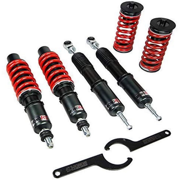 Godspeed (MRS1840-A) MonoRS Coilover Adjustable Suspension 32 Levels of Dampening with Monotube shock design Made For And Compatible With Audi A4 09-16 (B8 FWD/AWD)