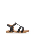 thumbnail image 2 of Wonder Nation Baby and Toddler Girls Knot Strappy Sandals, 2 of 7