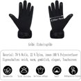 thumbnail image 2 of Guantes de invierno para mujer con pantalla táctil y forro polar térmico, lana cálida y gruesa, 2 of 5