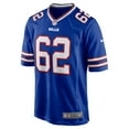 thumbnail image 2 of Men's Nike Sedrick Van Pran-Granger  Royal Buffalo Bills Game Jersey, 2 of 6