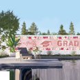 thumbnail image 3 of 9.84ft*1.64ft Graduation Banner 2024 Rose Gold Graduation Decoration, Rose Gold Graduation Courtyard Banner of 2024 Yard Sign Backdrop for Grad Party Decor Outdoor Indoor Garden Sign Pink Flower, 3 of 8