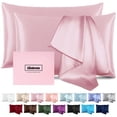 thumbnail image 1 of Fundas de Almohada de Seda Casbrove de Seda de Morera Suave y Transpirable Paquete de 2, 1 of 7