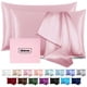 thumbnail image 1 of Fundas de Almohada de Seda Casbrove Seda de Morera Paquete de 2 Rosadas, 1 of 7