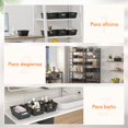 thumbnail image 2 of Lifewit Cestas Almacenaje Plastico, 7 Paquetes Apilable Cajas Organizadoras, Caja de M&uacute;ltiples Dimensiones para Estanterias/Cocina/Armarios/Ba&ntilde;o/Oficina, 5 Grandes y 2 Tama&n, 2 of 8