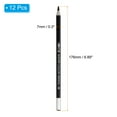 thumbnail image 2 of Uxcell Watercolor Pencil for Blending, Coloring, Sketch Drawing, Painting, 12Pcs, Black, 2 of 6