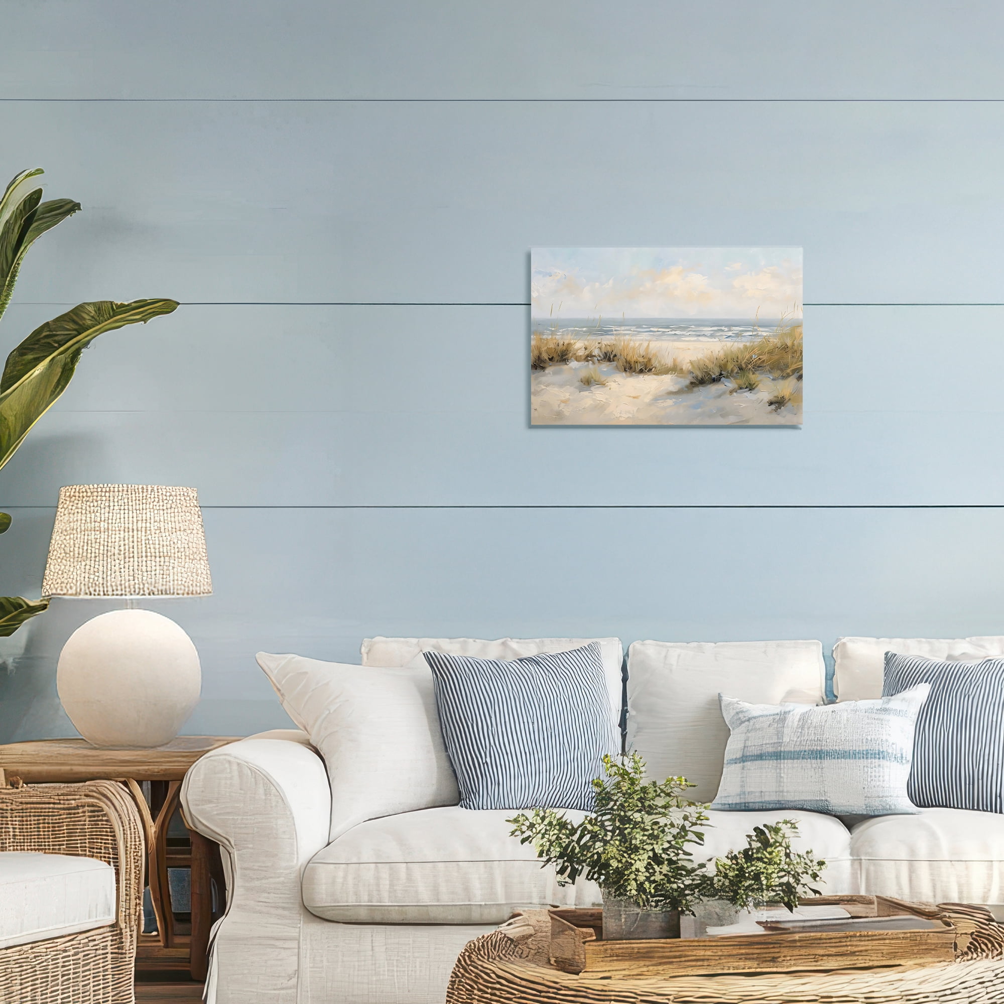 Stupell Industries Coastal Birds Over Dunes Canvas Wall Art, design by Creative Studio