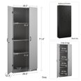 thumbnail image 2 of Dawson 72" Armoire de rangement, gris tourterelle, 2 of 9