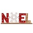 thumbnail image 4 of Ounissouiy Navidad Papá Noel muñeco de nieve copos de nieve decoración de letras adorno de letras signo decoración de fiesta de Navidad Kits de decoración para fiestas Numero 3 Ounissouiy HA040313-03, 4 of 5
