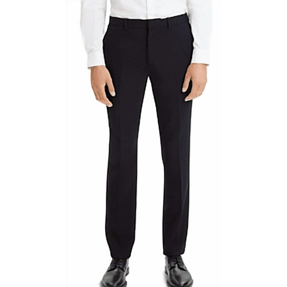 Theory ECLIPSE Payton Textured Seersucker Tailored Fit Pants, US 30