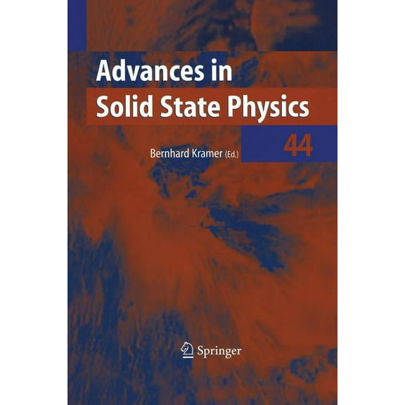Advances in Solid State Physics Advances in Solid State Physics, Book 44, (Paperback)