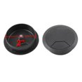 thumbnail image 1 of 10pcs Office PC Computer Desk Grommet Cable Hole Cover 50mm Diameter (Black), 1 of 2