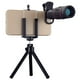 thumbnail image 4 of Inteprter óptico 18X Lente HD Telescopio monocular Telescopio terrestre con trípode y clip Lente de la cámara del teléfono móvil para Electrónica, 4 of 6