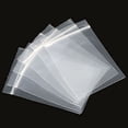 thumbnail image 3 of [9"X12" 100 Pack - 4 Mil] HomeyGear Clear Heavy Plastic Bags with Reclosable Zippered Top 9” X 12” Zipper Storage Baggies For Home Office Kitchen 4 Mil Thick, 100 Count, 3 of 7