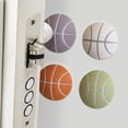 thumbnail image 4 of pitrice 4pcs Mute Door Rear Wall Crash Waterproof Anti-Collision Adhesive Pad Basketball Style 5cm, 4 of 8