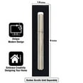 thumbnail image 6 of A&S Mezuzot Clear Mezuzah Case in Acrylic-Lucite Design Waterproof Judiaca Gifts Modern Home Prosperity Decor (Black, 6 Inches), 6 of 6