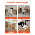 thumbnail image 6 of KFFKFF Transparent Office Chair Mat, 30 x 48-inch Floor Protector for Hard Surfaces, Designed for Rolling Chairs, Non-Slip and Easy Maintenance, Smooth Movement Under Desk Mat for Home or Office Use, 6 of 9