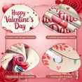 thumbnail image 4 of Red Theme Valentine's Day Banner Heart-shaped Balloons Love Display Gift Decor Teddy Bear Design Heart Backdrop for Valentine's Day Party Romantic Celebration Photo Shoot Backdrop, 4 of 9