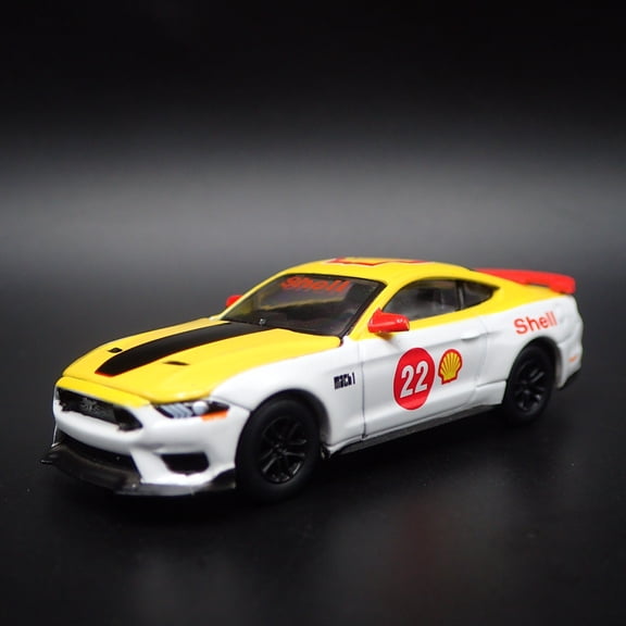 Open Box 2021-2023 FORD MUSTANG MACH 1 SHELL RACING 1/64 SCALE DIORAMA DIECAST MODEL CAR