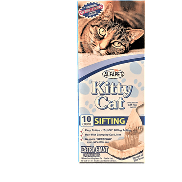 Sift Clean 180-Pack Sifting Litter Box Liners - 6 Month Supply, No Scoop
