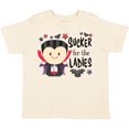 thumbnail image 3 of Inktastic Sucker for the Ladies Cute Vampire Boys or Girls Toddler T-Shirt, 3 of 5