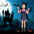 thumbnail image 4 of Disney-disfraz de vampiro diablo para niña, disfraz de princesa para Halloween, disfraz de fiesta de carnaval, Cosplay de miedo, conjunto de vampiro, 4 of 5
