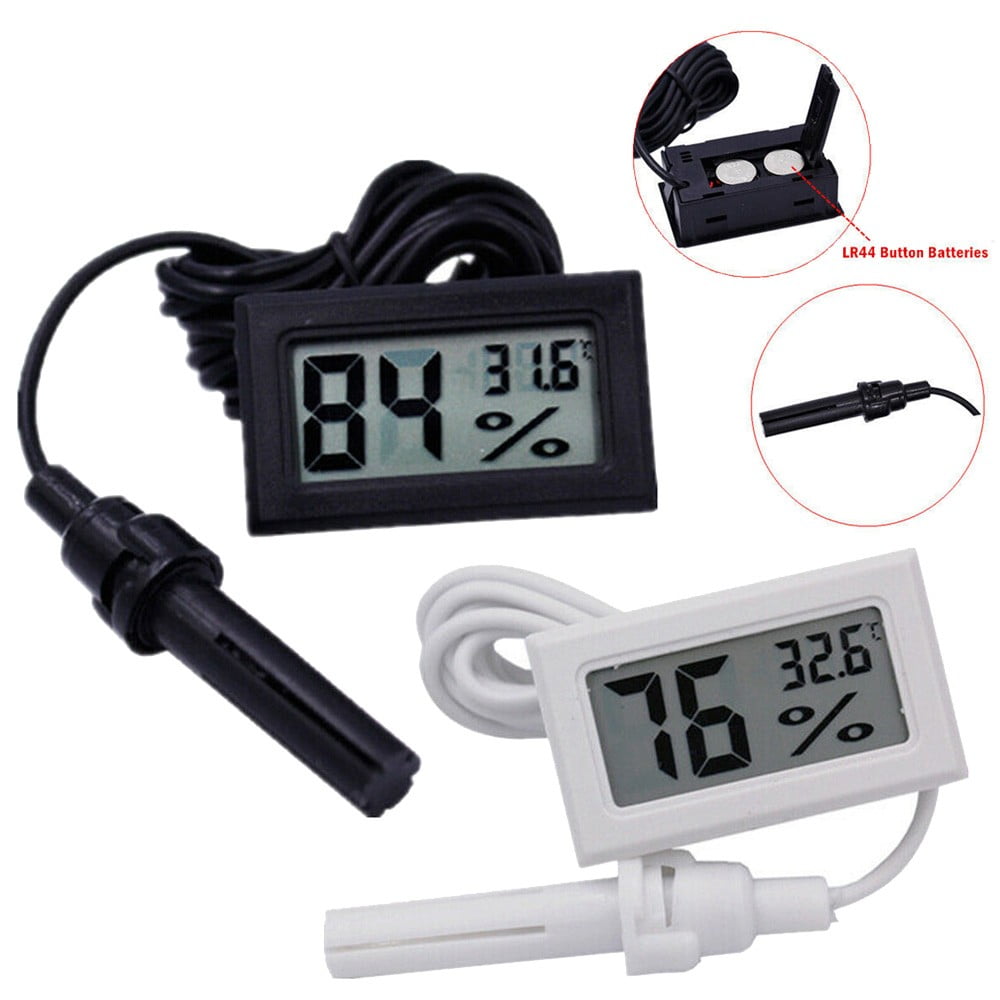 D0AC Digital Thermometer Wireless Smart Temperature Humidity Sensor LCD  Screen Moisture Meter - AliExpress