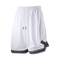 thumbnail image 5 of 7" Mens Athletic Shorts Running Elastic Drawstring Waist with Pocket Mesh Short Pants Fathers Gifts M-5XL, 5 of 8