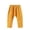 Yellow, variant on Annhoo Boys Girls Straight Leg Pants Elastic Waist Baggy Solid Color Fashion Going Out Casual Unisex Trousers