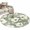 Sage Green White, variant on Round Rugs 4Ft, Spring Floral Round Area Rug Washable Indoor Throw Carpet, Sage Green Flowers Summer Botanical Soft Non Slip Circle Rug for Kitchen Nursery Room Home Decor Aesthetic