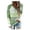 Sweater 185# Green, variant on oqasdz Womens Sweaters Fashion Patchwork V Neck Long Sleeves Sweater Blouse Tops Lightweight Streetwear Casual Loose Fit