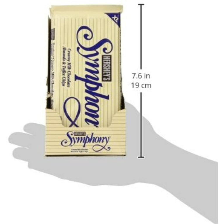  HERSHEY'S SYMPHONY Creamy Milk Chocolate, Almonds and