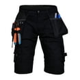 thumbnail image 2 of Skylinewears Men’s Holster Utility Cordura Reinforced Cargo Pockets 13.5” Inseam Durable Cotton Work Shorts Black 42, 2 of 6