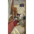 thumbnail image 2 of Édouard Vuillard 11x18 Black Ornate Wood Framed Double Matted Museum Art Print Titled - Women Sewing (C. 1912), 2 of 5