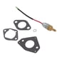 thumbnail image 5 of Solenoide de combustible de carburador, aluminio kit de combustible de combustible para combustible lavadora de papel junta impermeable para piezas de reparación, 5 of 7